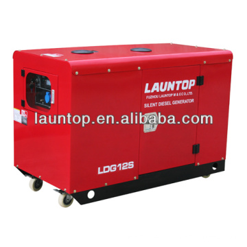 10kw silencioso gerador diesel com 20hp Lombardini motor